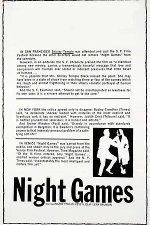 Night Games poszter
