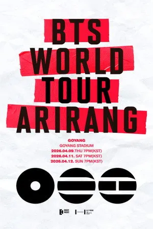 BTS: Élő koncert – Arirang poszter