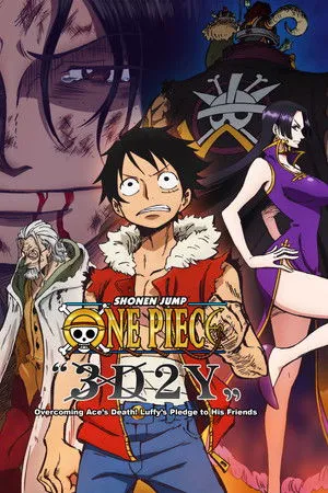 One Piece "3D2Y": Overcome Ace's Death! Luffy's Vow to his Friends poszter