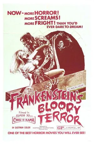 Frankenstein's Bloody Terror poszter