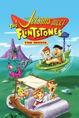 Jetsonék vendégségben a Flintstone családnál