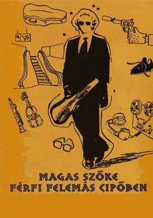 Magas szőke férfi felemás cipőben