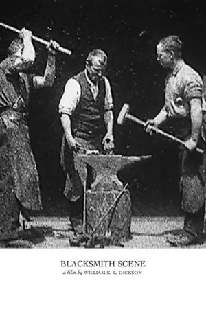 Blacksmithing Scene poszter