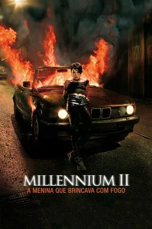 Millenium 2 - A lány, aki a tűzzel játszik poszter