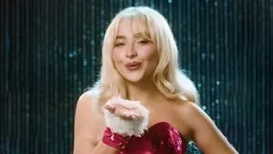 Képtelen karácsony Sabrina Carpenterrel háttérkép